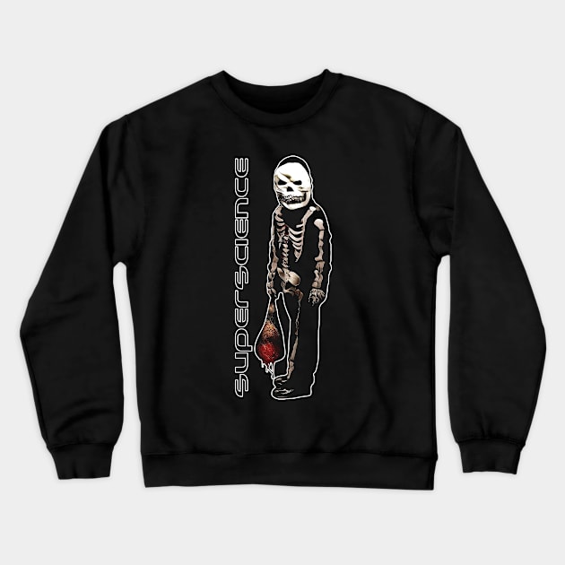 SuperScience "Candy Sack" Skeleton Crewneck Sweatshirt by Strangers With T-Shirts